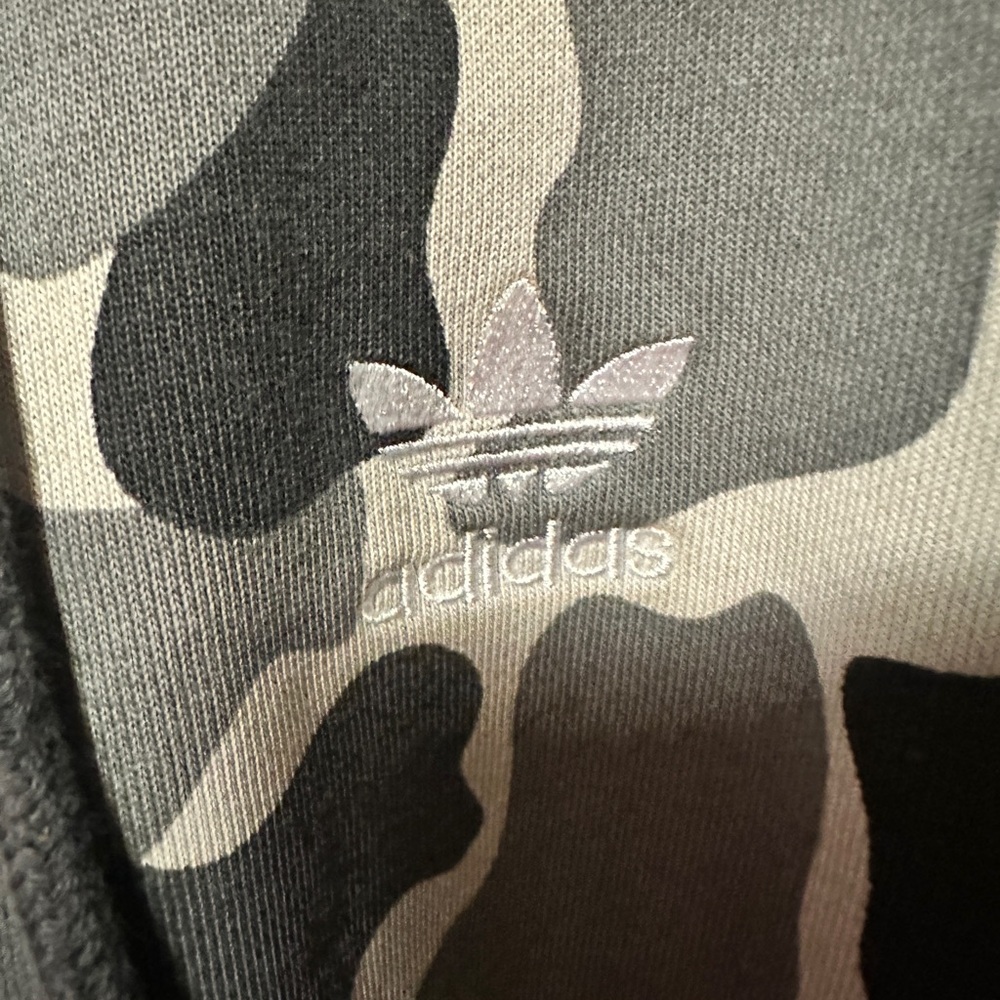 Adidas Black and Gray Camo Sweater - Picture 5 of 5